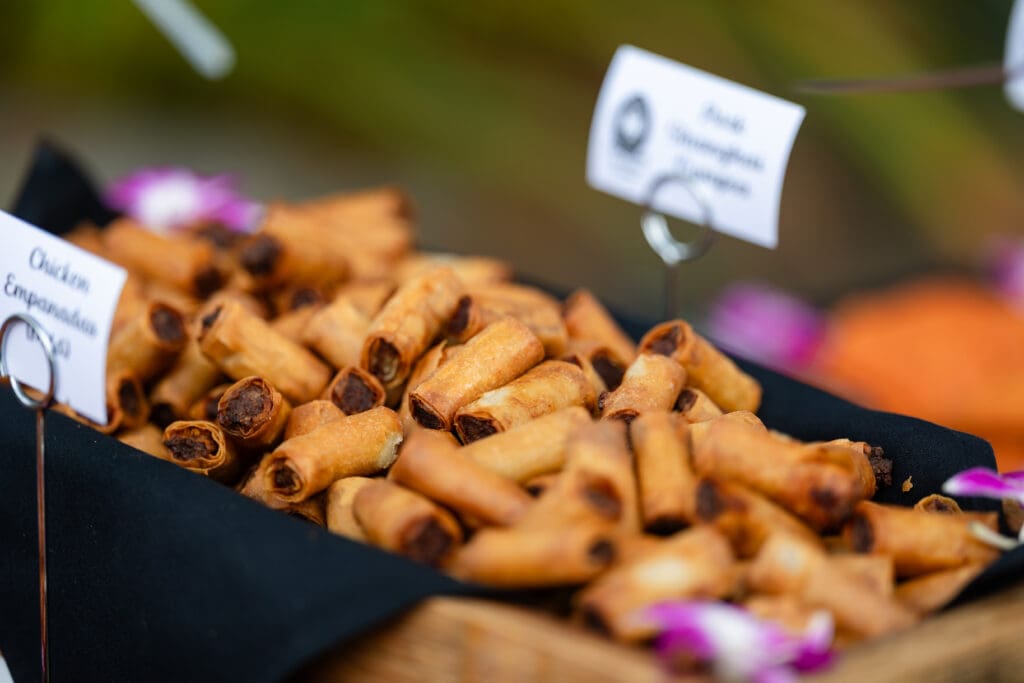 Sons of Guam food at rehearsal dinner