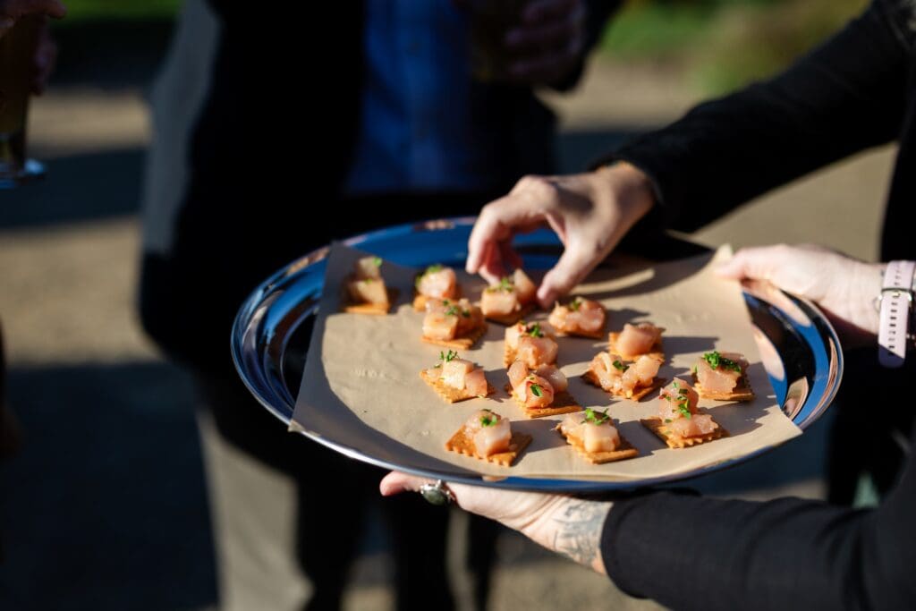 Food at The Haven at Tomales Wedding
