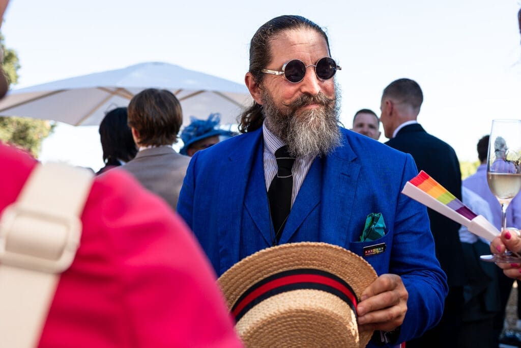 Cocktail hour at a Gundlach Bundschu wedding in Sonoma County