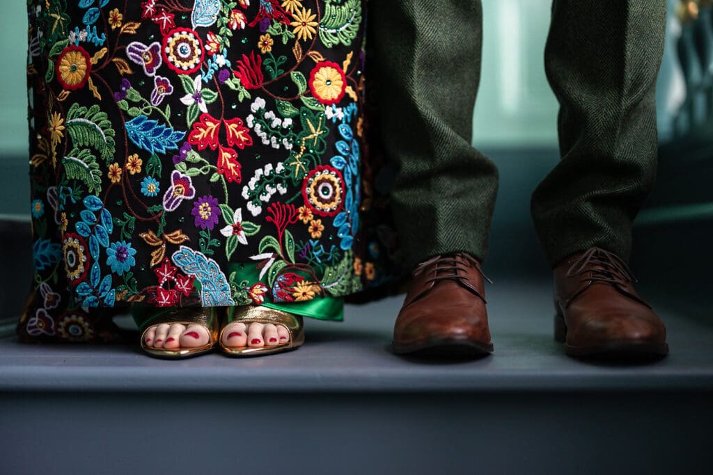 Dandelion Chocolate Factory wedding ceremony in San Francisco