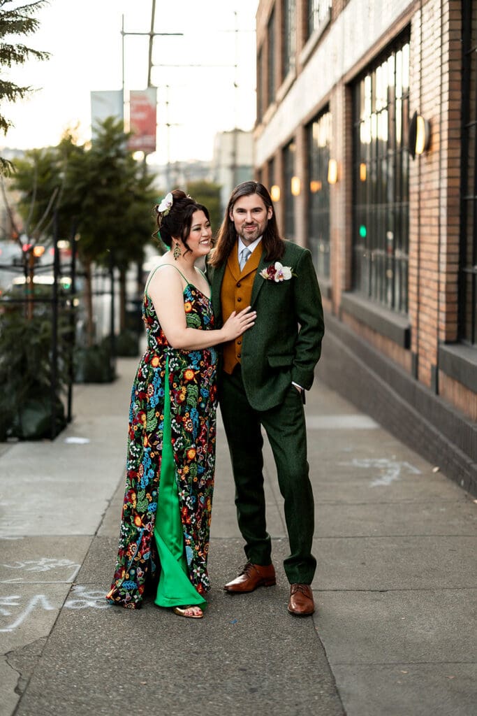 Dandelion Chocolate Factory wedding portraits in San Franciscov