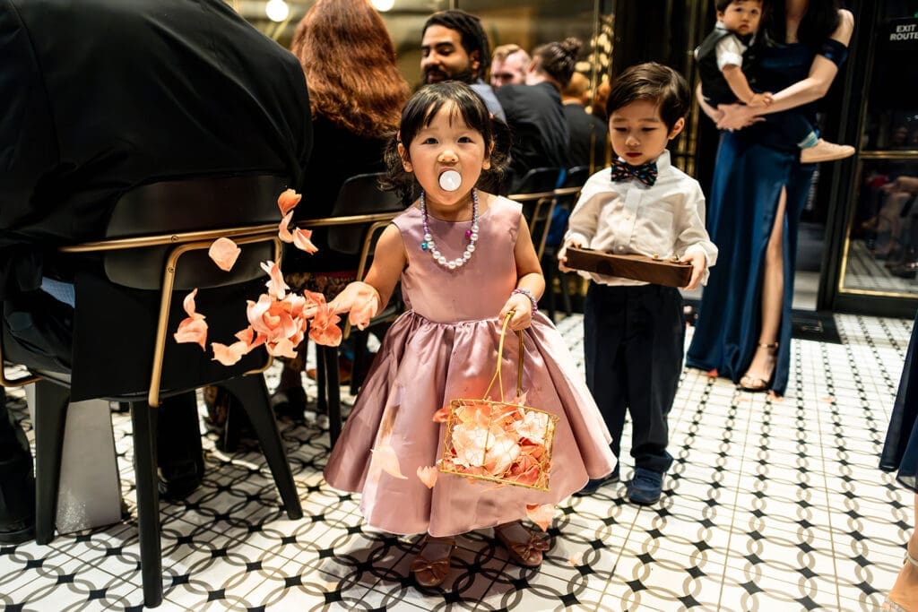 Dandelion Chocolate Factory wedding ceremony in San Francisco