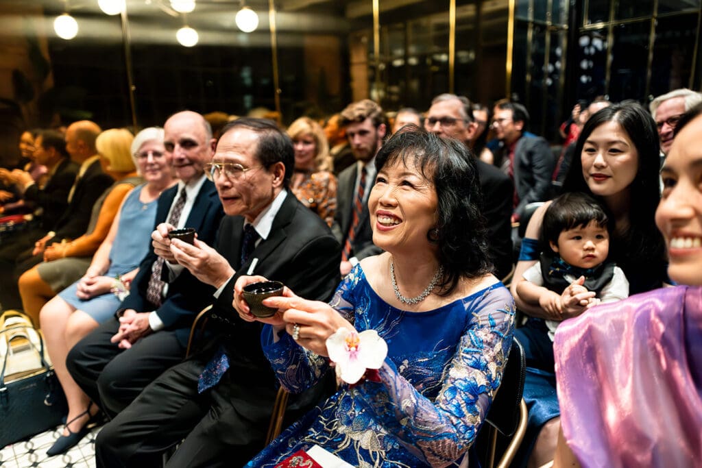 Dandelion Chocolate Factory wedding ceremony in San Francisco