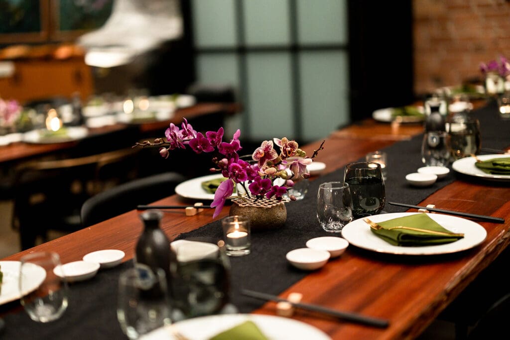 San Francisco wedding with DIY florals