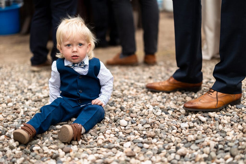 candid moments at relaxed backyard wedding in Sonoma County